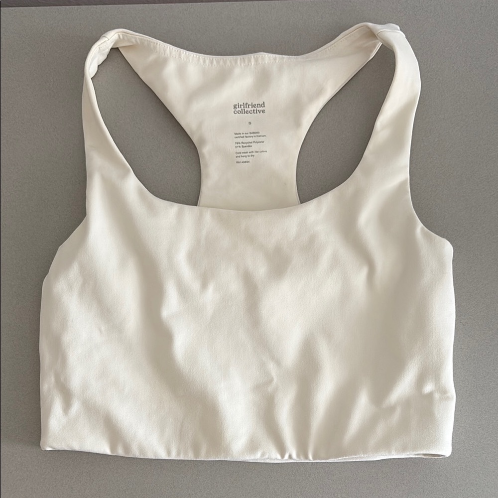 Girlfriend Collective Ivory Paloma Sports Bra
